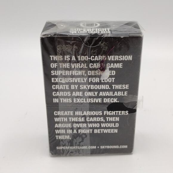 NEW Loot Crate Exclusive SUPERFIGHT Card Game Deck of Cards 2014 - Picture 2 of 3